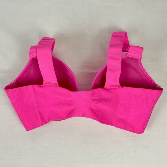 Spanx 34B Pink Bra‑llelujah Lightly Lined Full Coverage Front Clasp Underwire - Picture 5 of 5